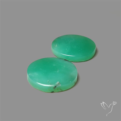 Gemmy Chrysoprase Pair