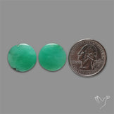 Gemmy Chrysoprase Pair