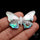 Abalone Shell Inlay Mother Of Pearl Butterfly
