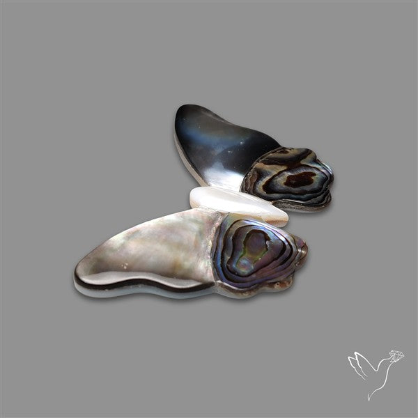Abalone Shell Inlay Mother Of Pearl Butterfly