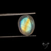 Rose Cut Faceted Rainbow Moonstone