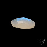Rose Cut Faceted Rainbow Moonstone