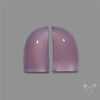Lavender Chalcedony Pair