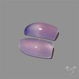 Lavender Chalcedony Pair