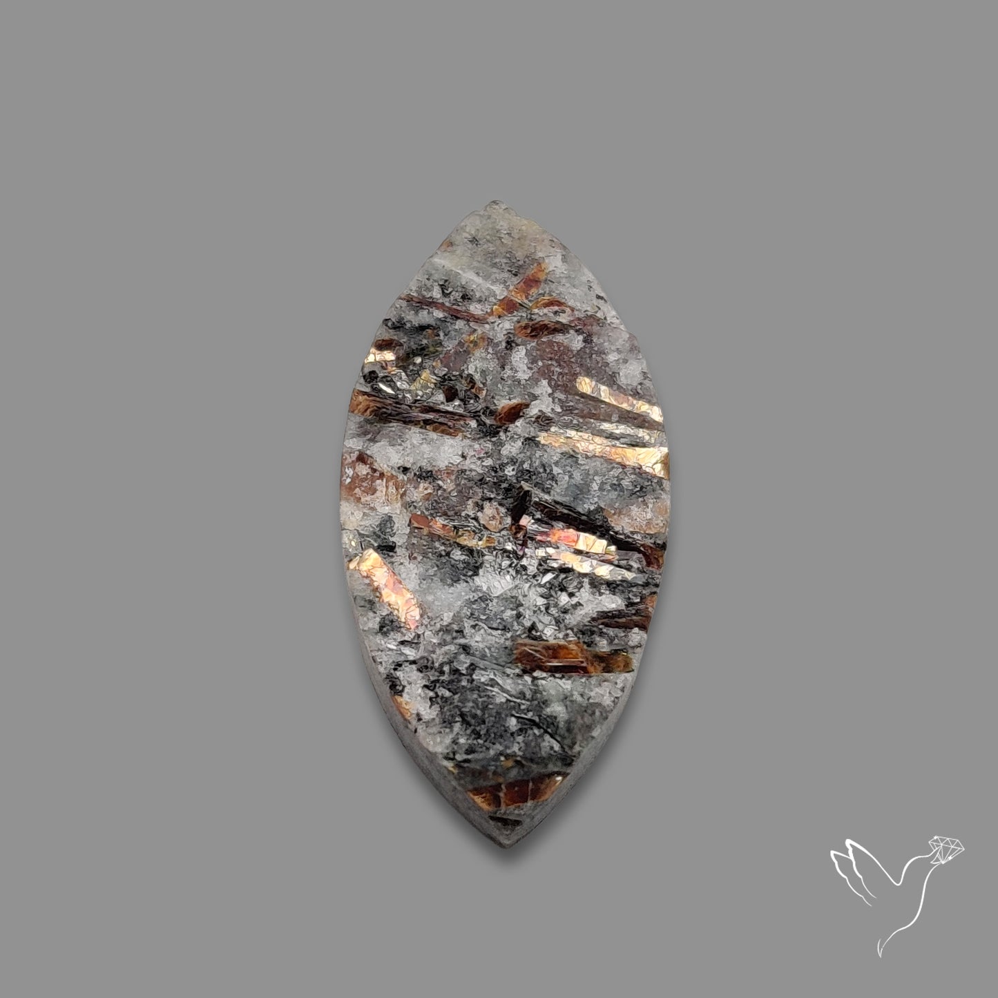 Raw Face Astrophyllite Druzy