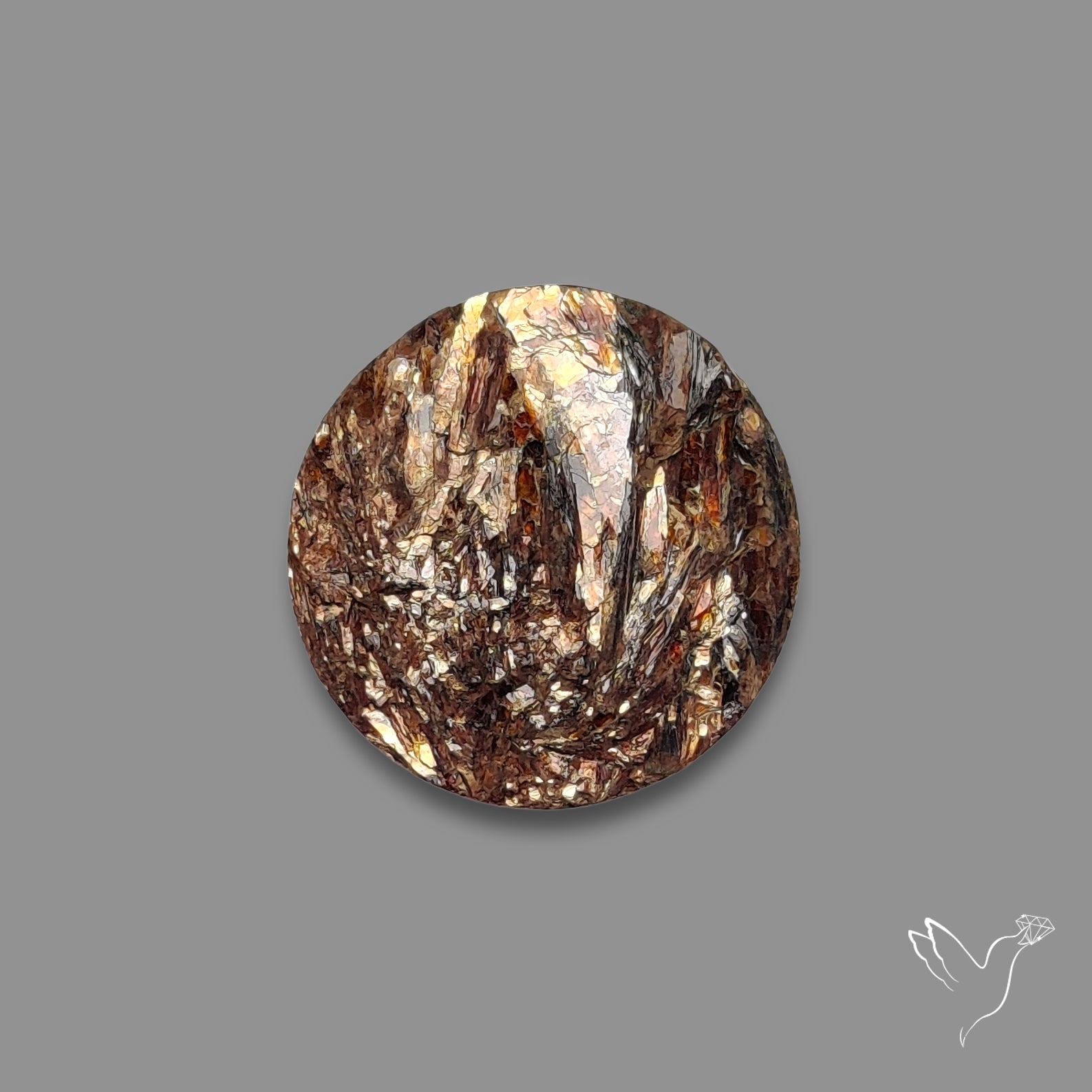 Raw Face Astrophyllite Druzy