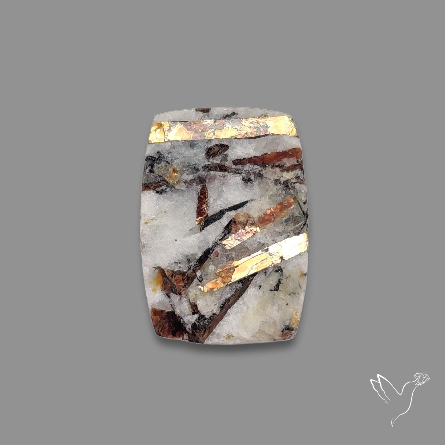 Raw Face Astrophyllite Druzy