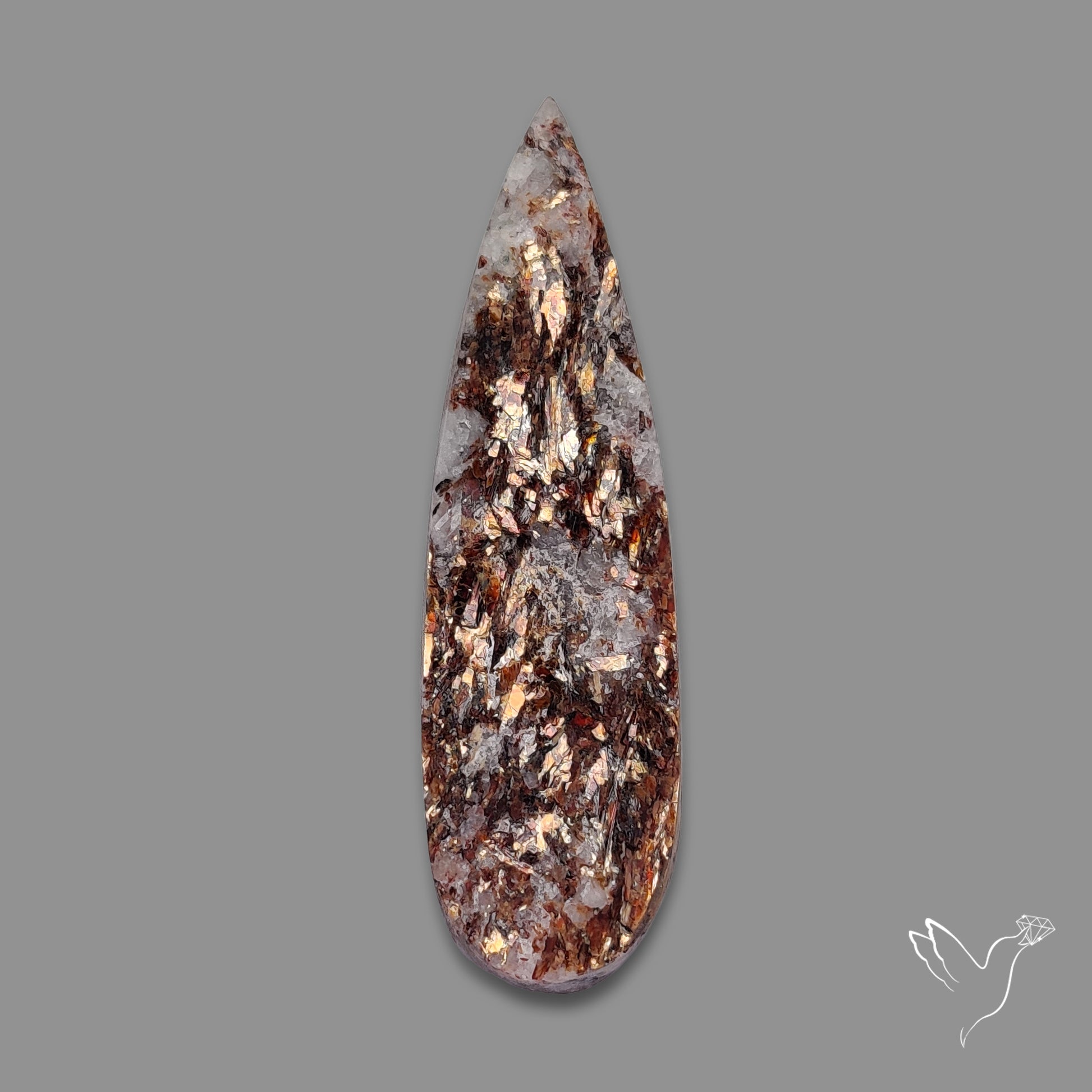 Raw Face Astrophyllite Druzy