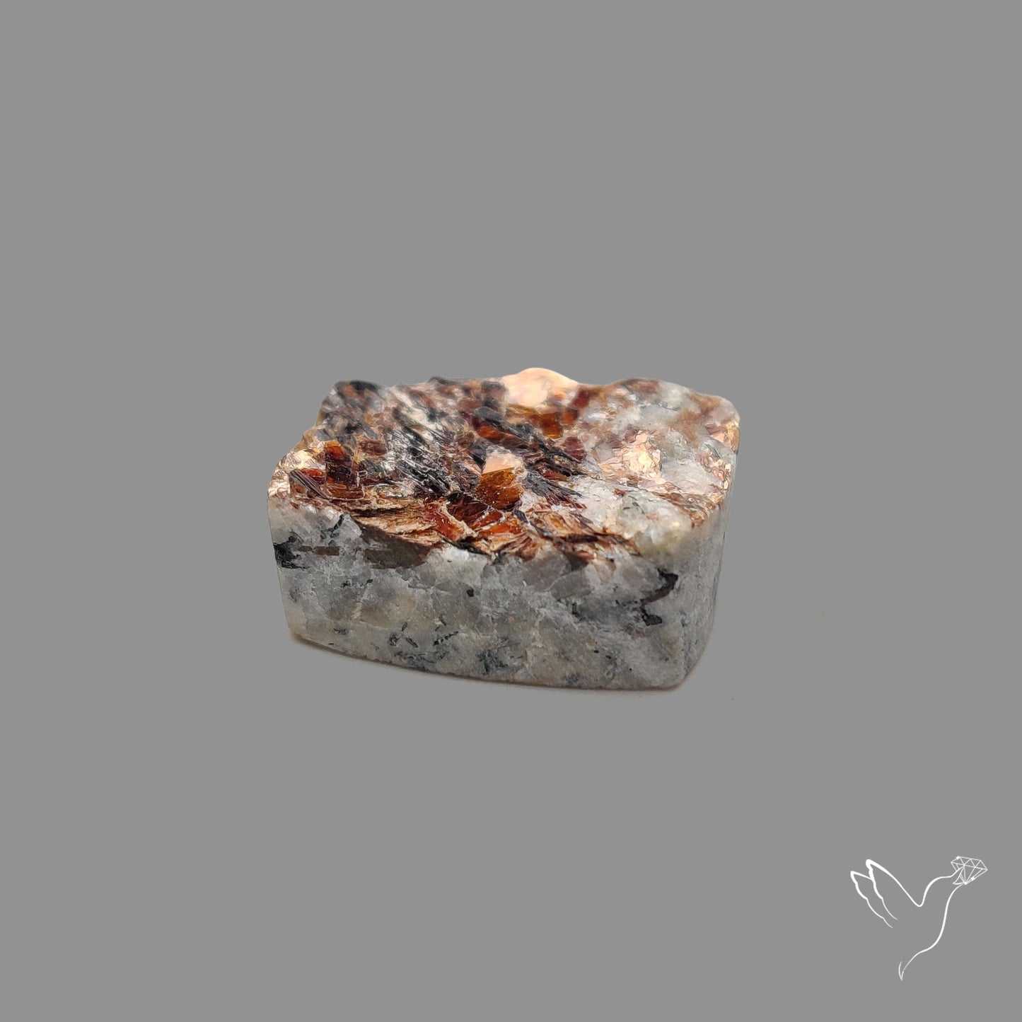 Raw Face Astrophyllite Druzy