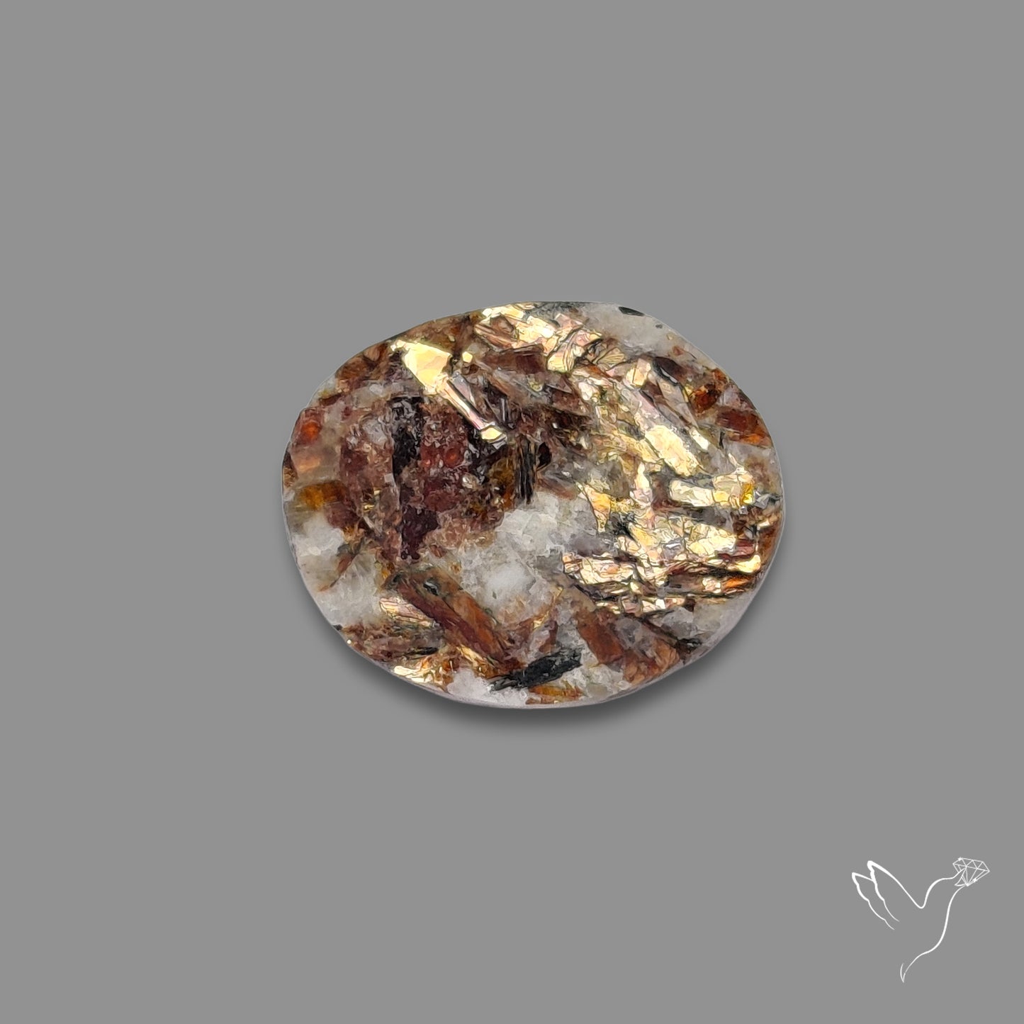 Raw Face Astrophyllite Druzy