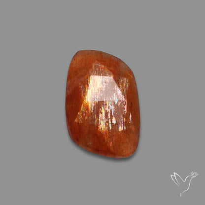 Rose Cut Meteor Shower Sunstone
