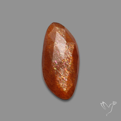 Rose Cut Meteor Shower Sunstone