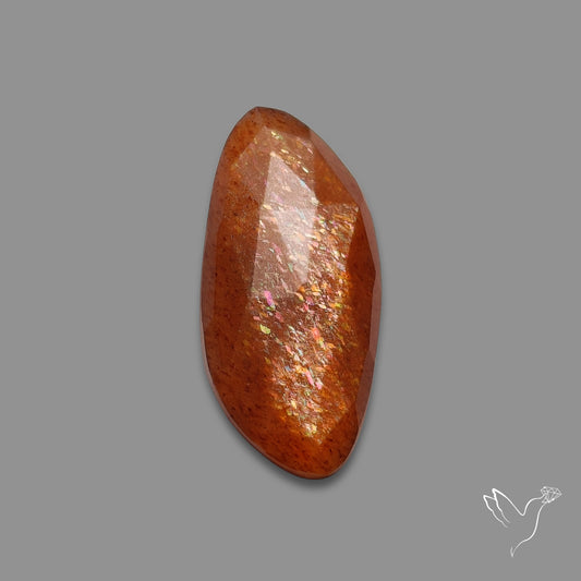 Rose Cut Meteor Shower Sunstone