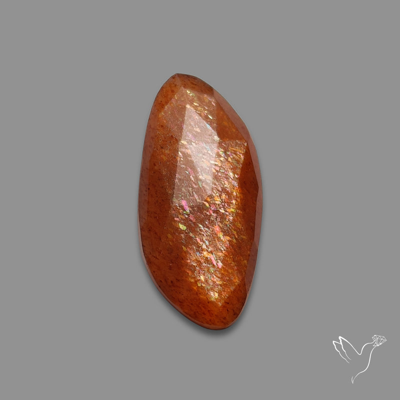 Rose Cut Meteor Shower Sunstone