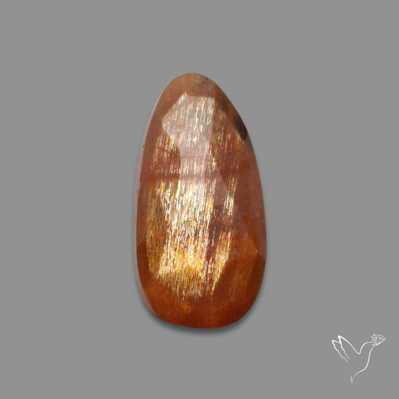 Rose Cut Meteor Shower Sunstone