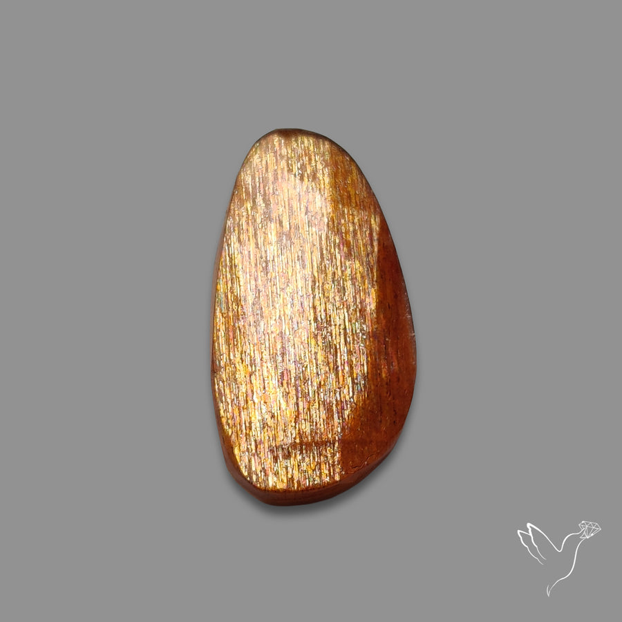 Rose Cut Meteor Shower Sunstone