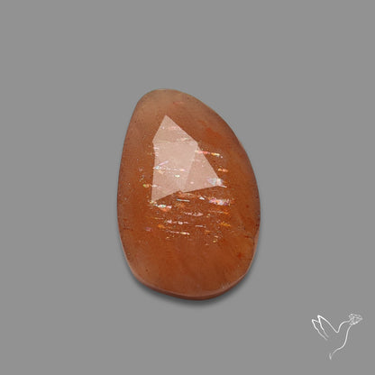Rose Cut Meteor Shower Sunstone