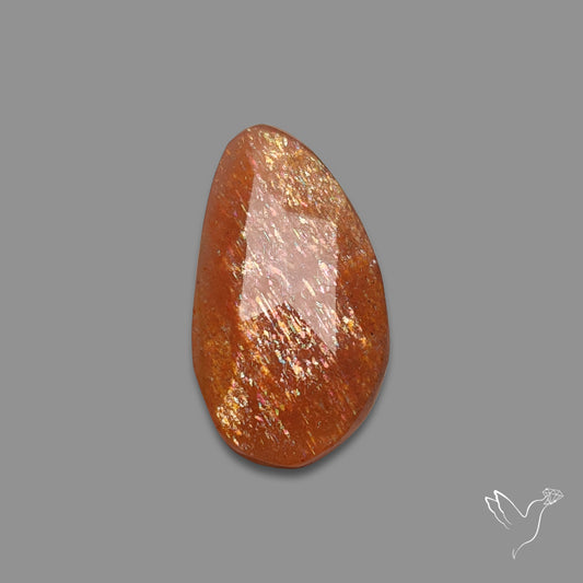 Rose Cut Meteor Shower Sunstone