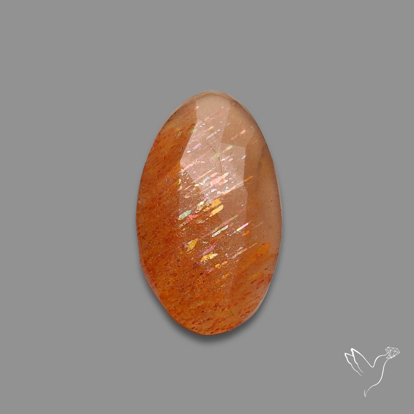 Rose Cut Meteor Shower Sunstone