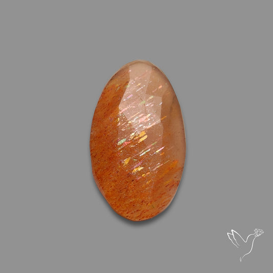 Rose Cut Meteor Shower Sunstone