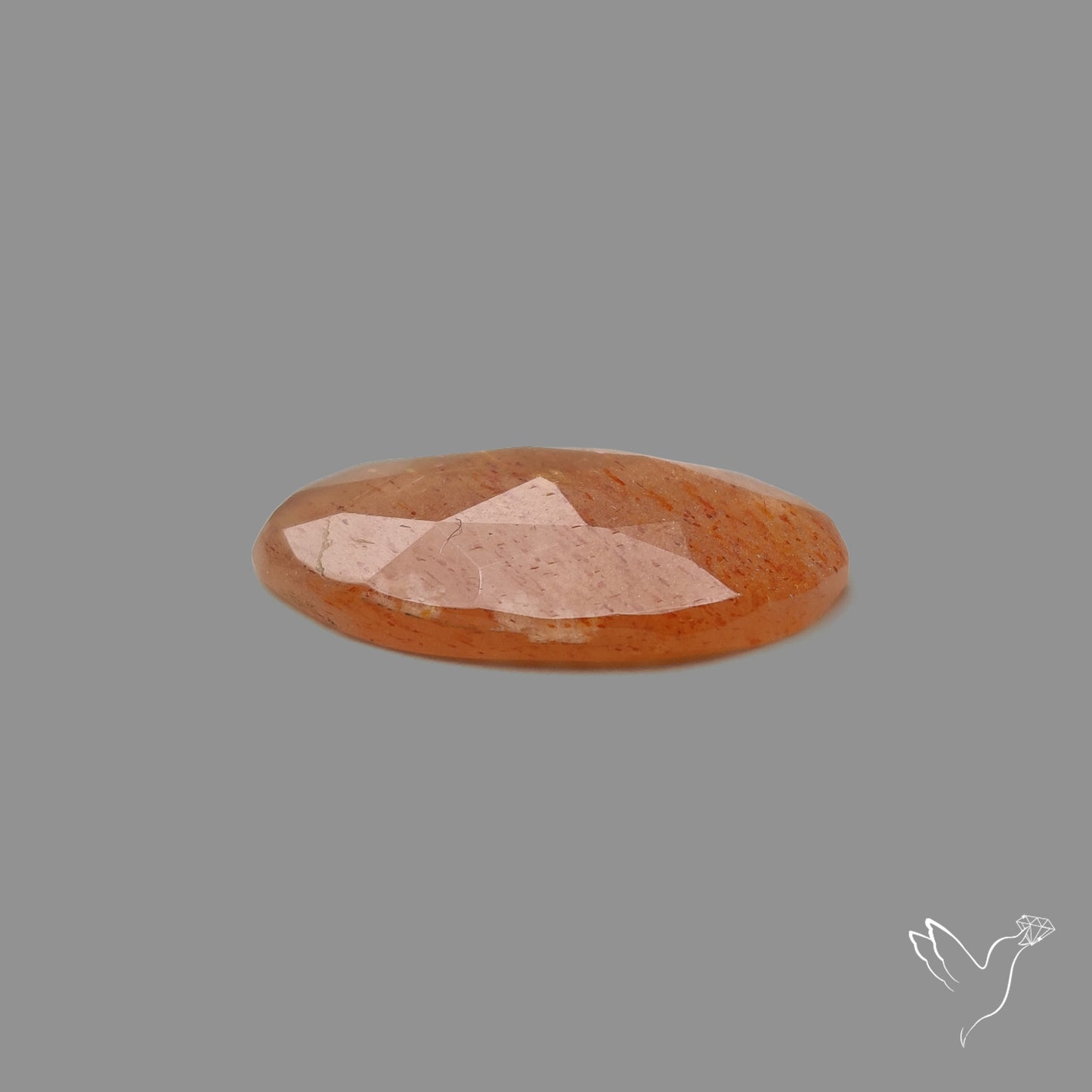 Rose Cut Meteor Shower Sunstone