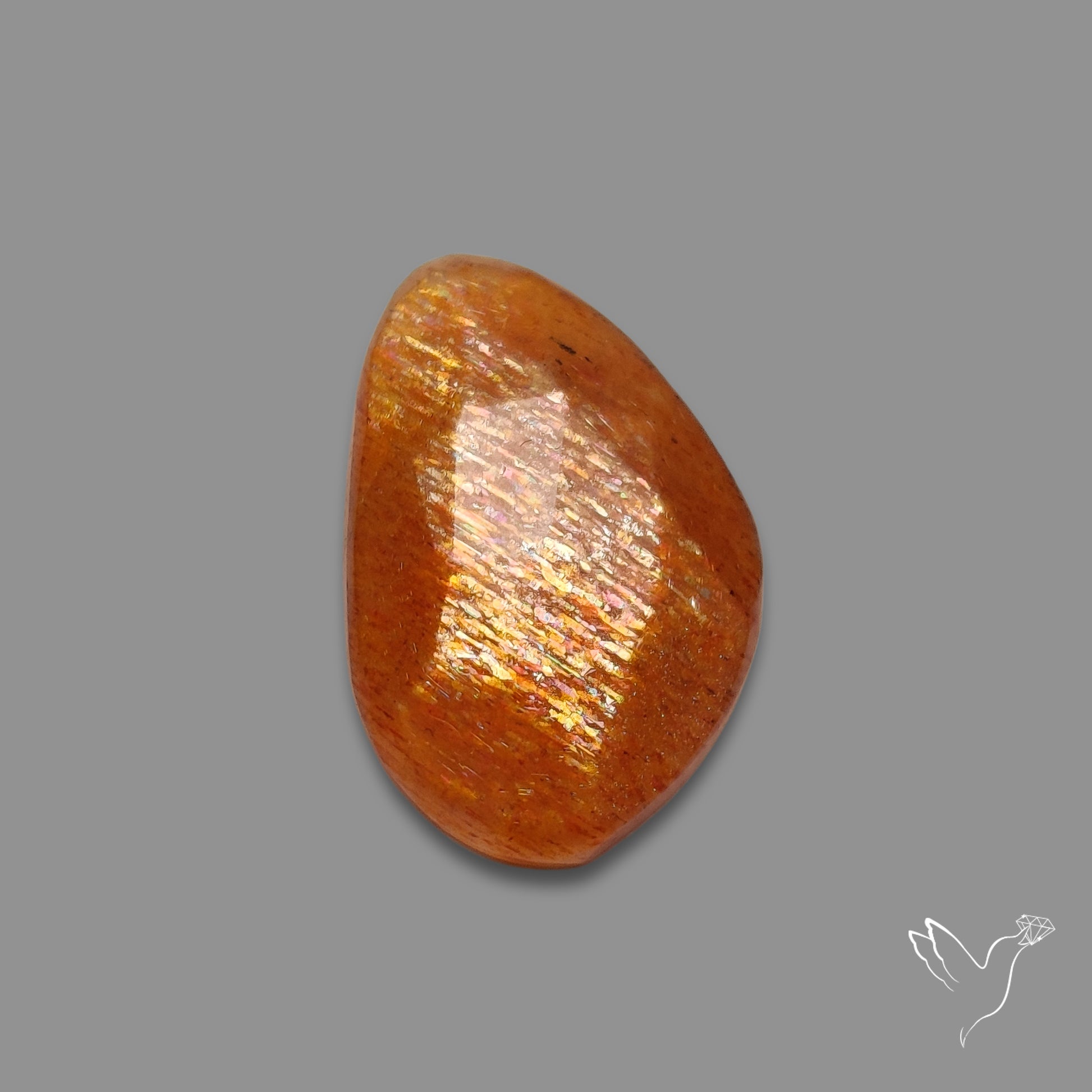 Rose Cut Meteor Shower Sunstone