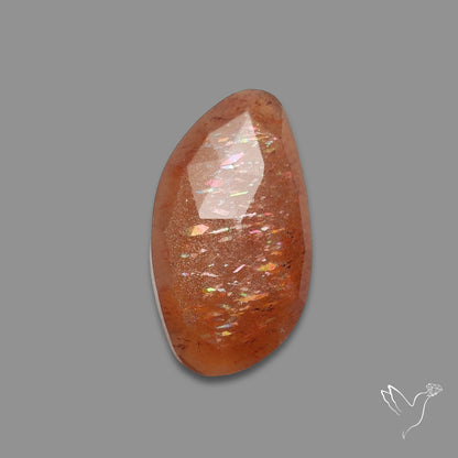 Rose Cut Meteor Shower Sunstone