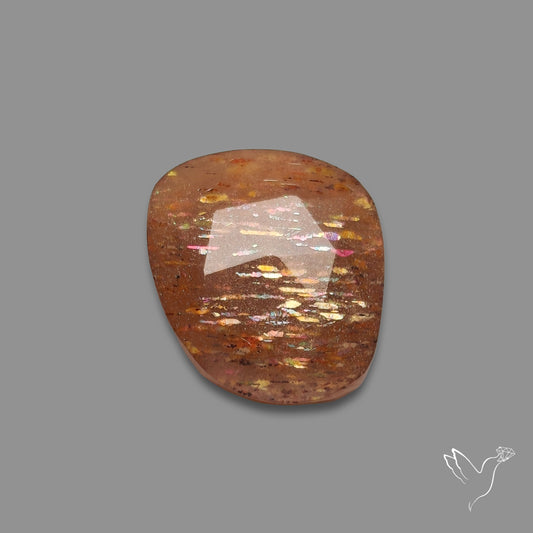 Rose Cut Meteor Shower Sunstone