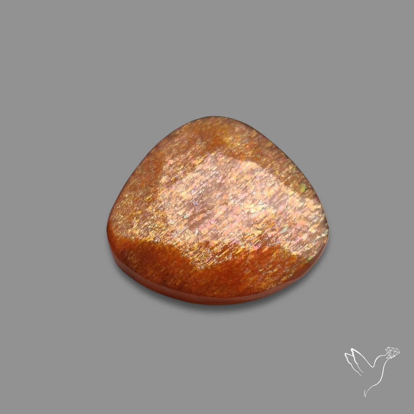 Rose Cut Meteor Shower Sunstone