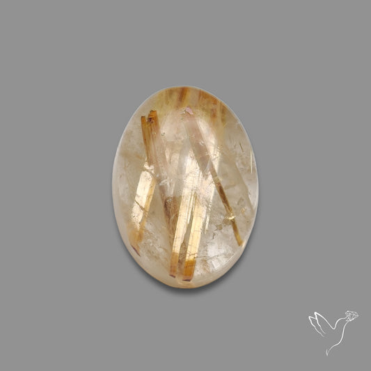 Golden Rutilated Quartz Cabochon