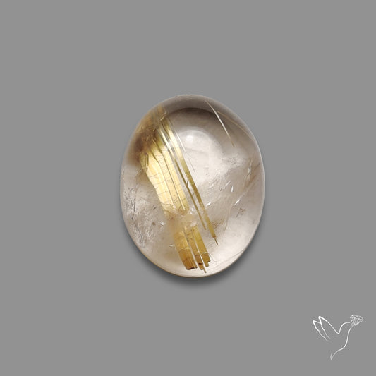 Golden Rutilated Quartz Cabochon