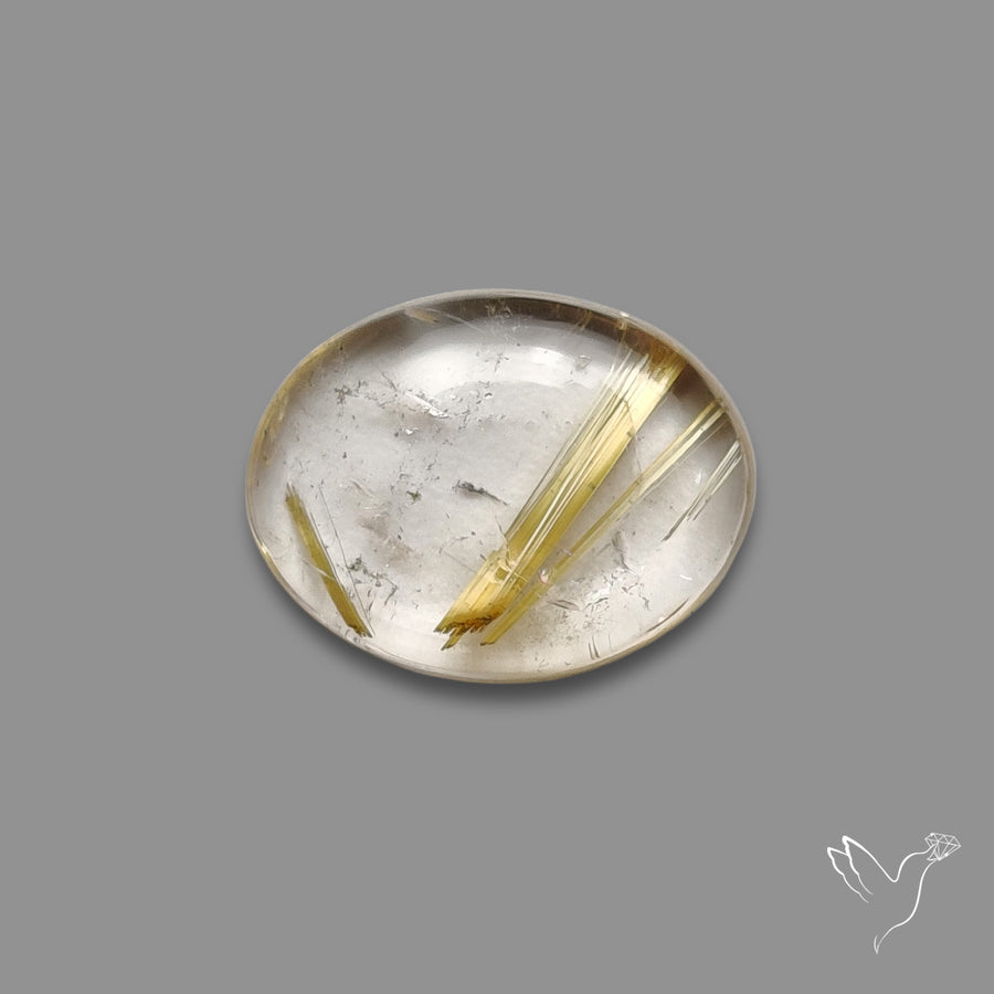 Golden Rutilated Quartz Cabochon