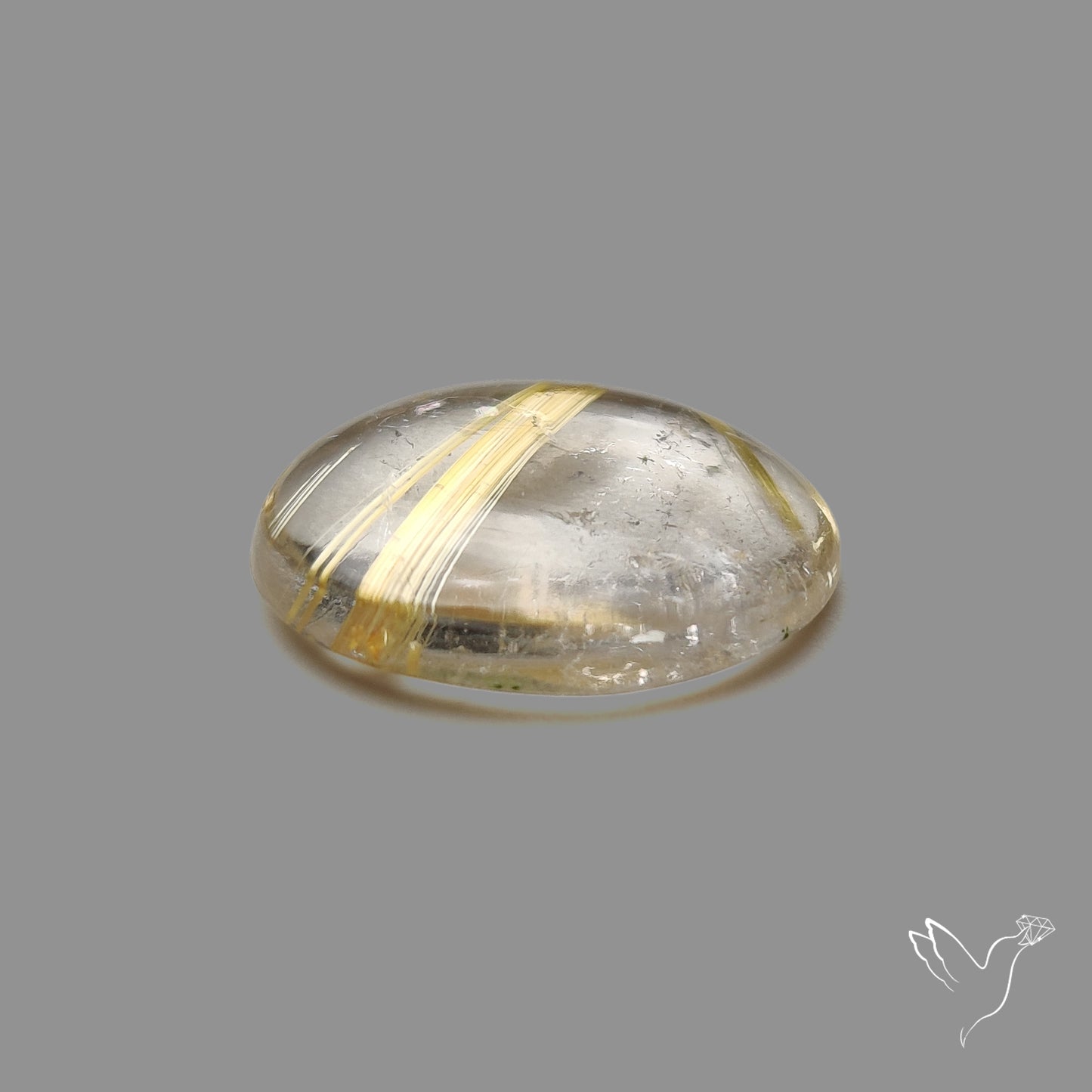 Golden Rutilated Quartz Cabochon
