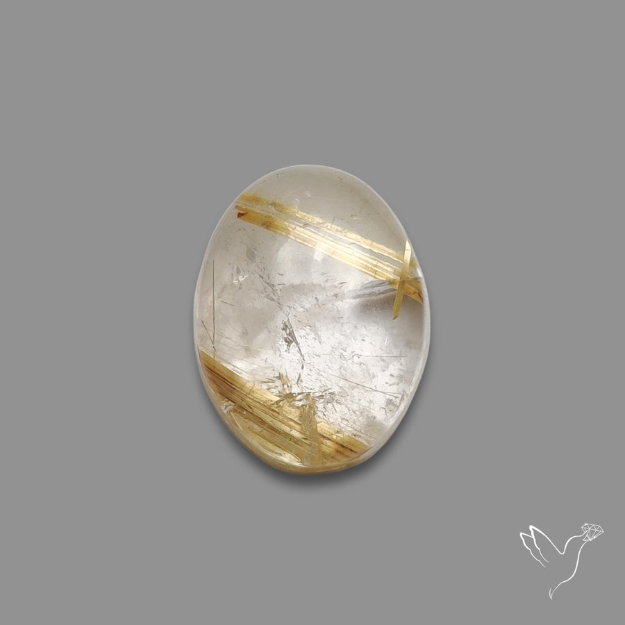 Golden Rutilated Quartz Cabochon