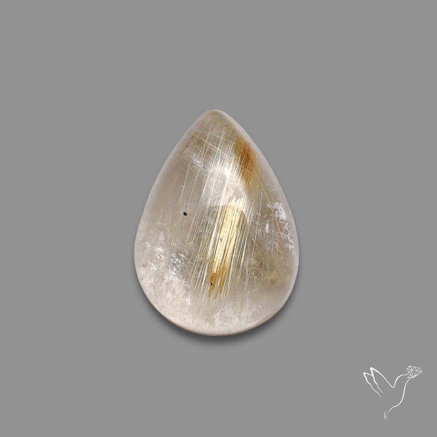Golden Rutilated Quartz Cabochon
