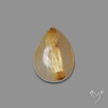 Golden Rutilated Quartz Cabochon