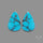 Rare Campitos Turquoise With Pyrite Inclusion Pair
