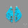 Rare Campitos Turquoise With Pyrite Inclusion Pair