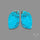 Rare Campitos Turquoise With Pyrite Inclusion Pair