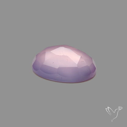 Rose Cut Lavender Chalcedony