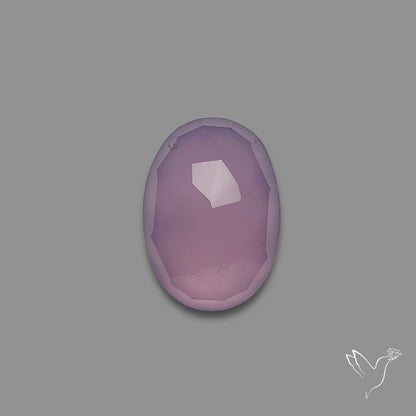 Rose Cut Lavender Chalcedony