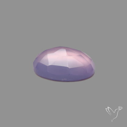 Rose Cut Lavender Chalcedony