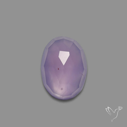 Rose Cut Lavender Chalcedony