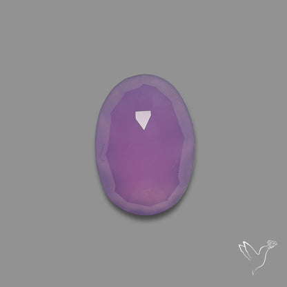 Rose Cut Lavender Chalcedony