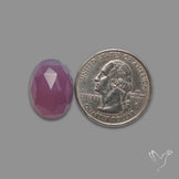 Rose Cut Lavender Chalcedony
