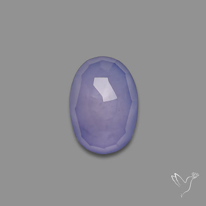 Rose Cut Lavender Chalcedony