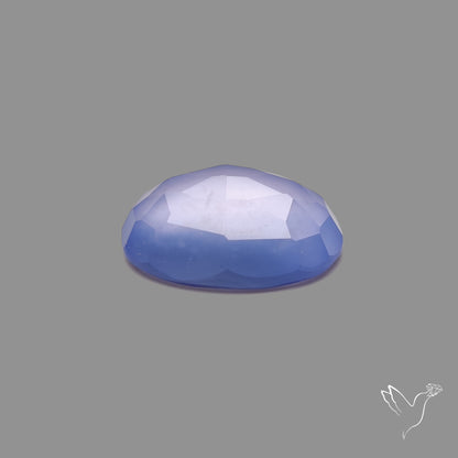 Rose Cut Lavender Chalcedony