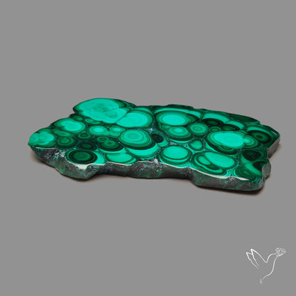 Malachite Stalactite Slice