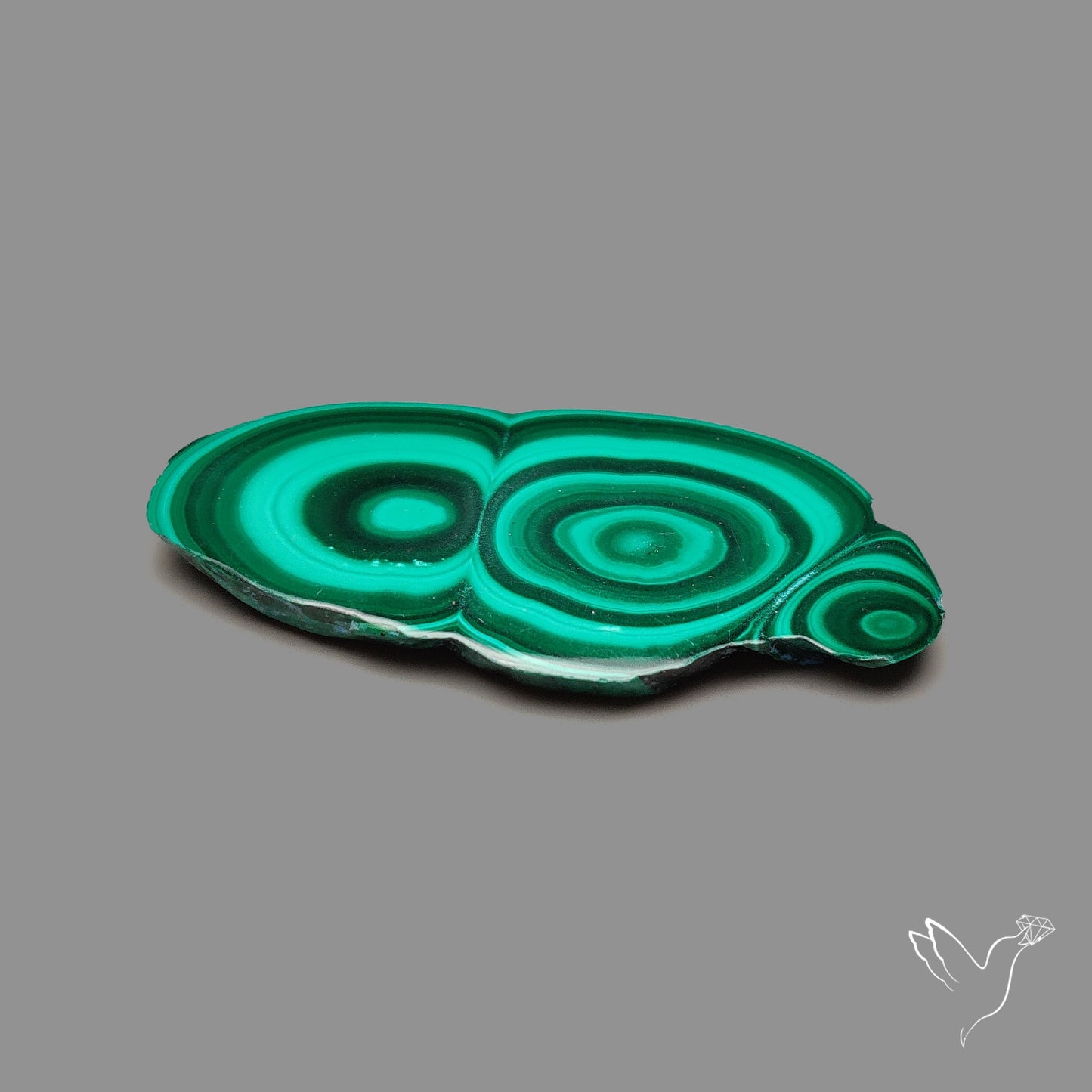 Malachite Stalactite Slice