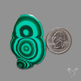 Malachite Stalactite Slice